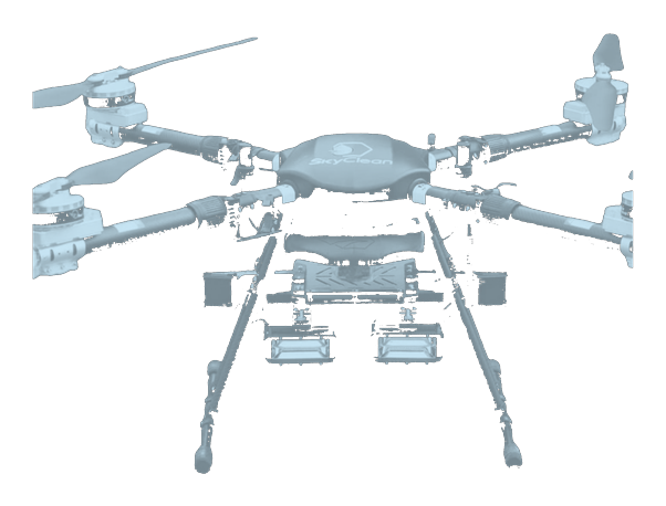 Drone industrial de limpeza da ALTI